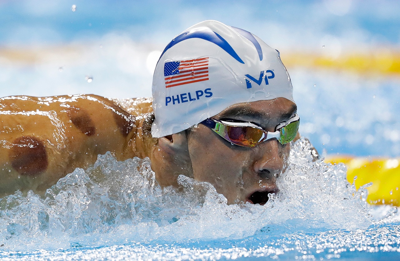 The Associated Pres                                United States’ Michael Phelps competes in a men’s 200-meter butterfly heat during the swimming competitions at the 2016 Summer Olympics, Monday, Aug. 8, 2016, in Rio de Janeiro, Brazil.