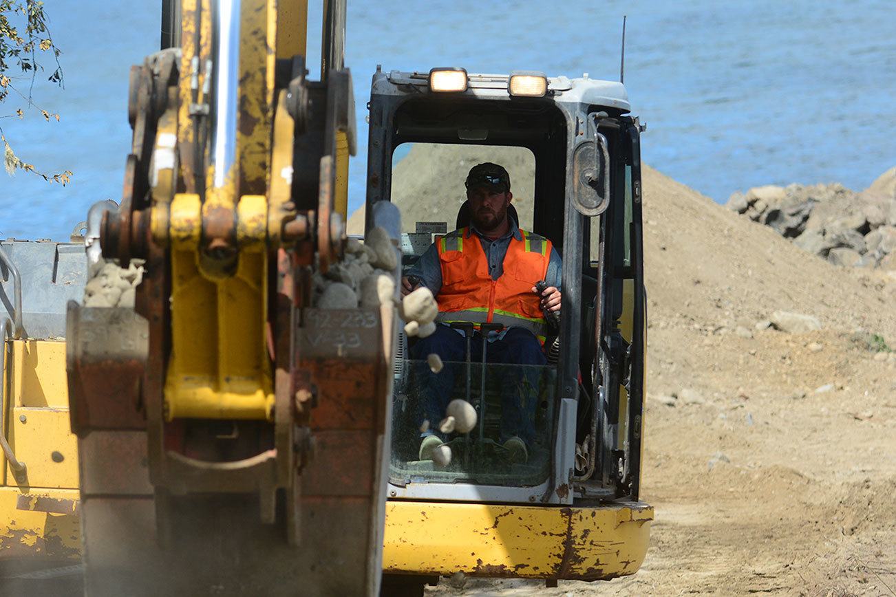 Shoreline restoration project at Fort Townsend nears completion