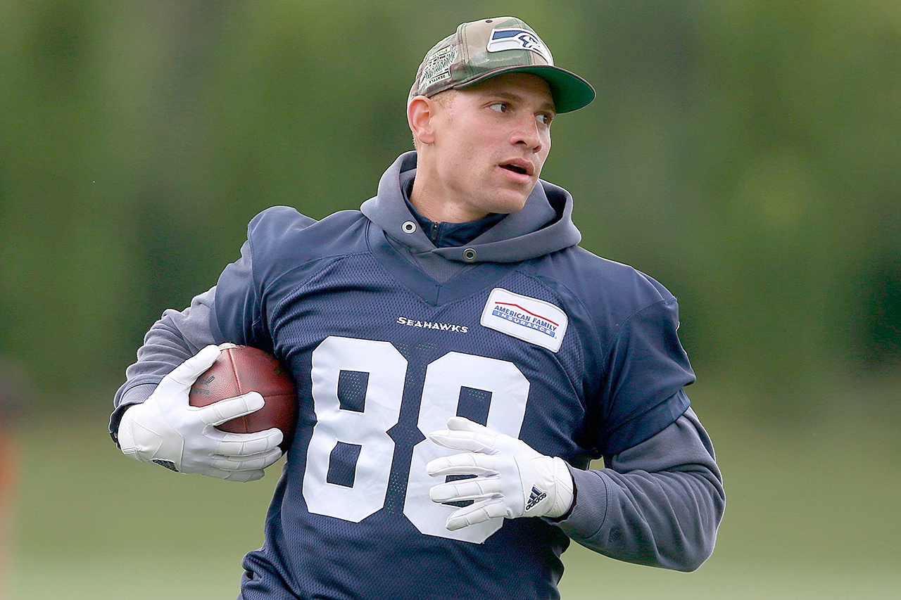 The Associated Press Seattle Seahawks tight end Jimmy Graham participated in practice Wednesday, another step in his return from a torn achilles tendon.