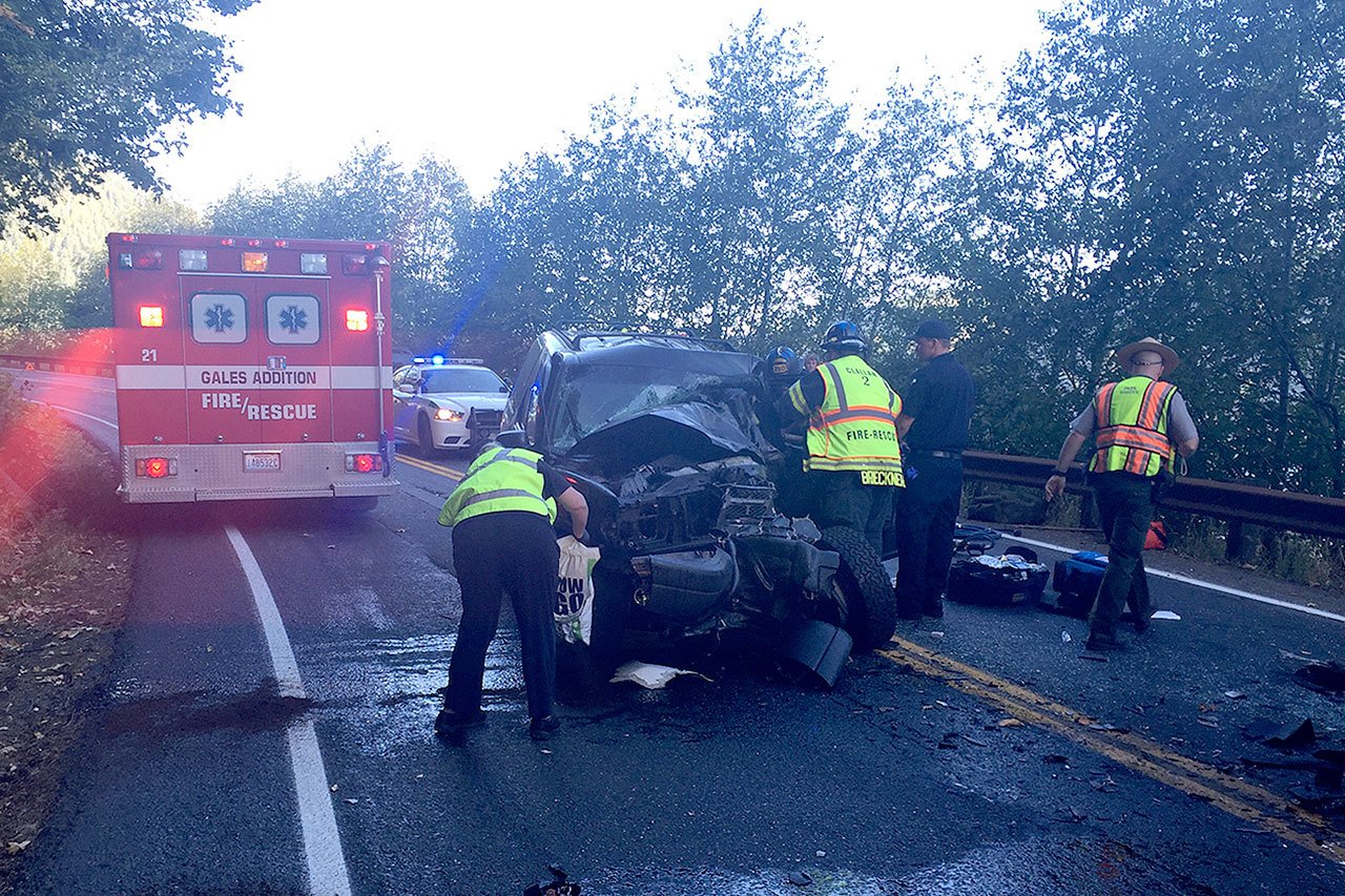 U.S. Highway 101 closed for almost 3 hours after wreck