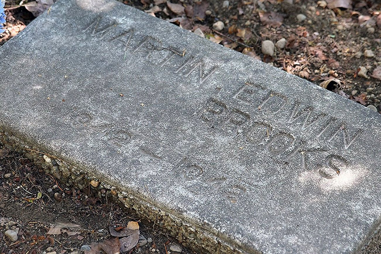 Baby’s headstone finds a home in Olalla 74 years after his death