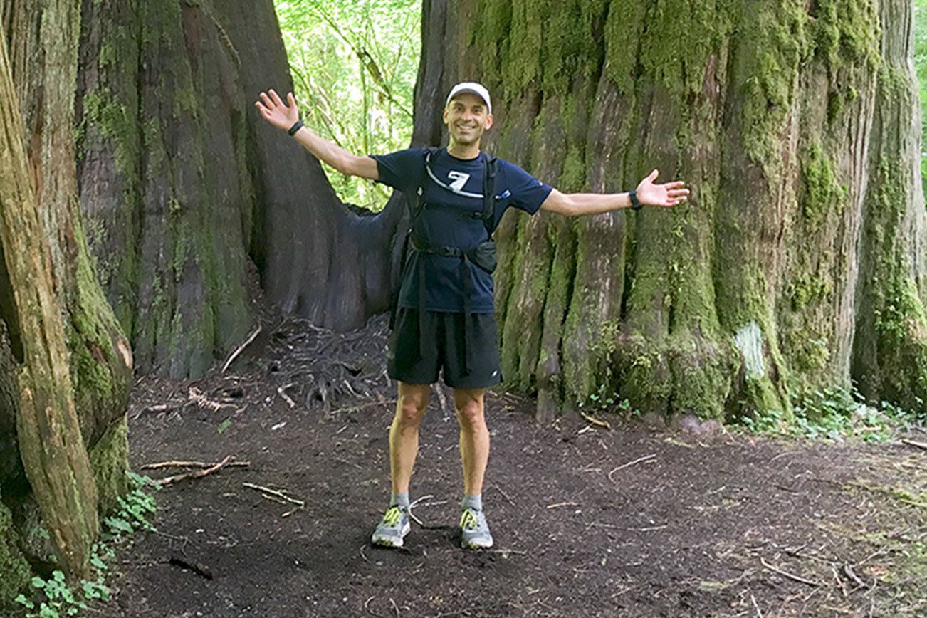 Man on marathon mission runs in Olympic National Park