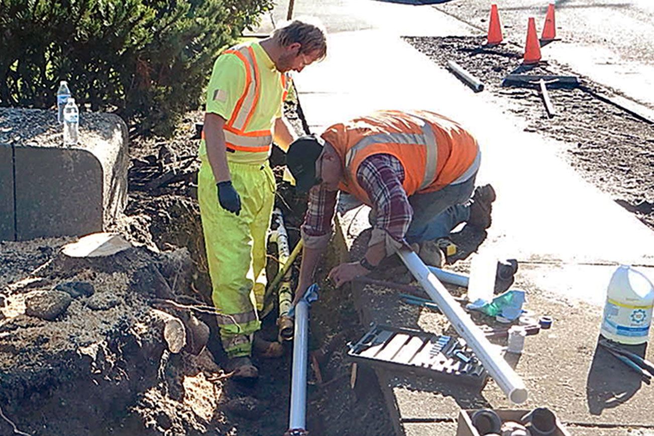 Water main breaks in Sequim