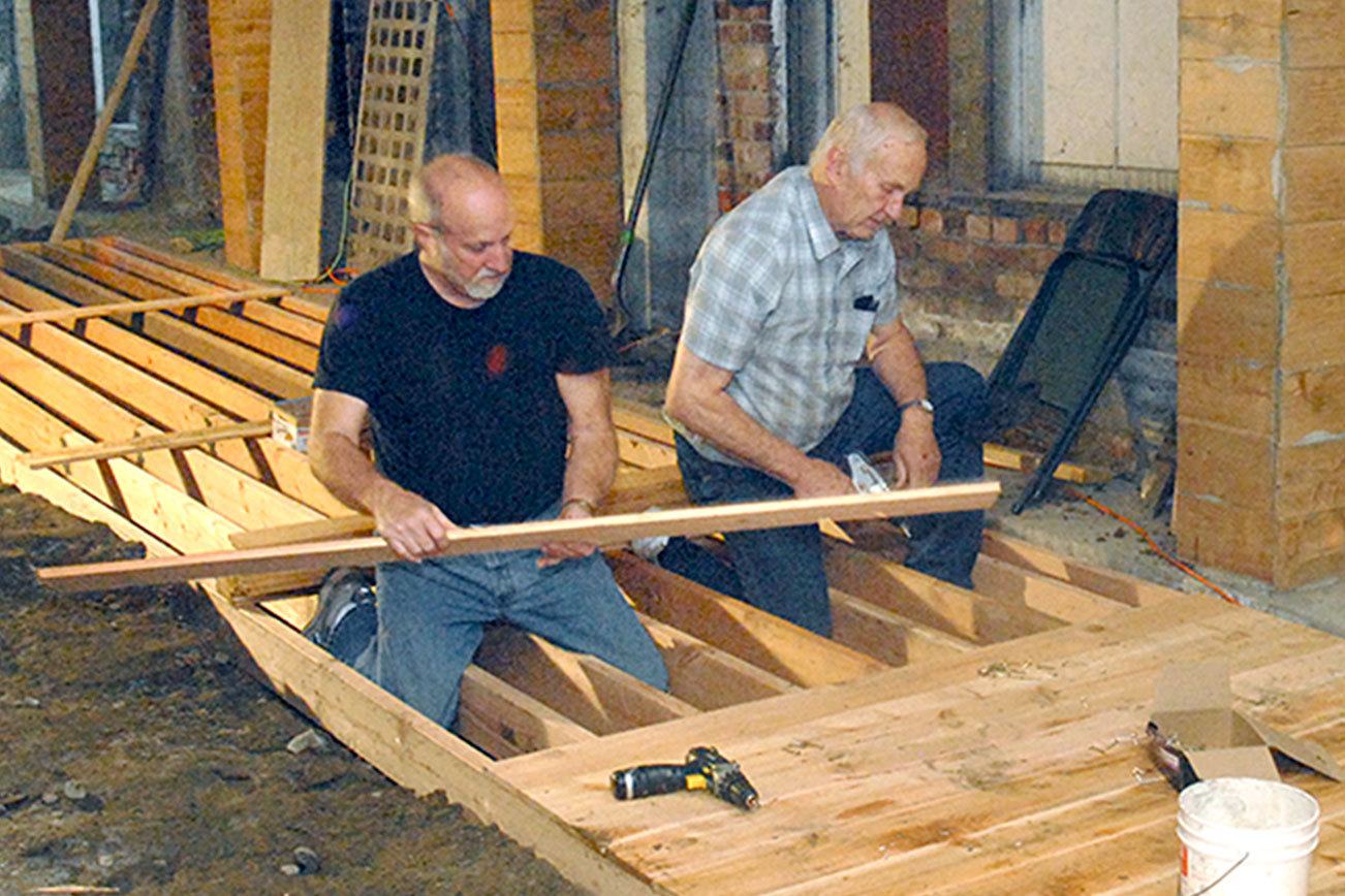 Cedar sidewalk paves the way to history in Port Angeles