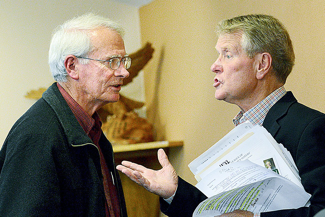 Clallam County commissioner candidates talk about school bonds, drugs, homelessness