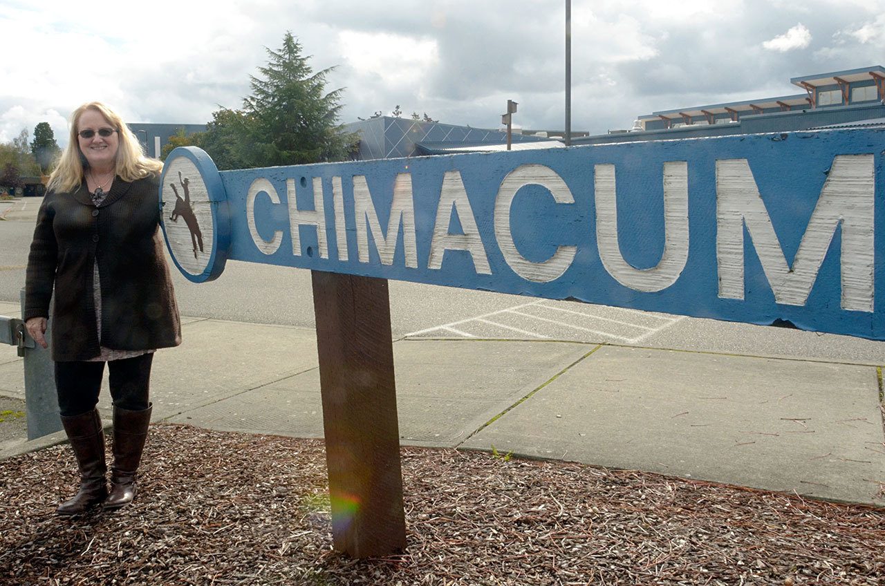 Chimacum School Board member Cammy Brown has submitted her resignation to the board and will attend her final meeting Wednesday. (Cydney McFarland/Peninsula Daily News)