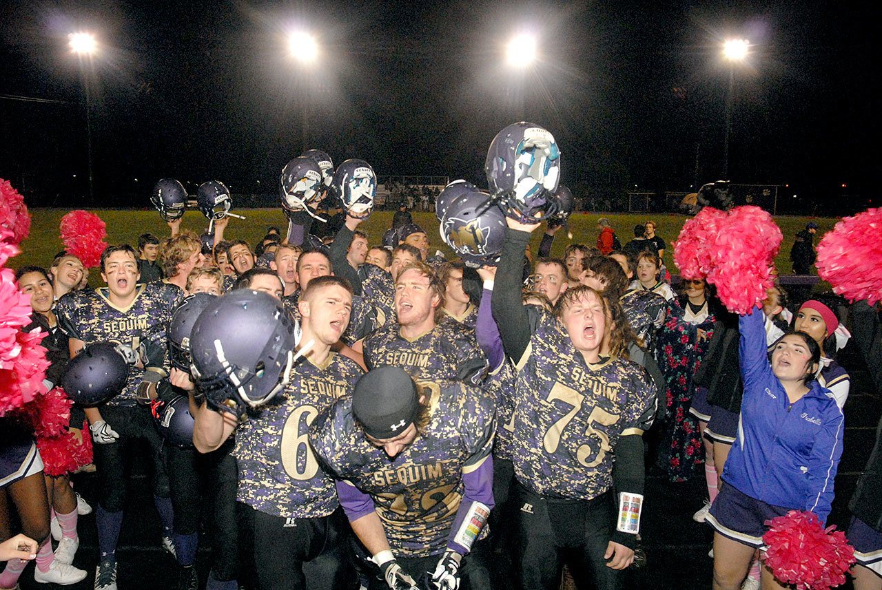 PREP FOOTBALL: Velarde, Sequim, rumble past Port Angeles in rivalry tilt