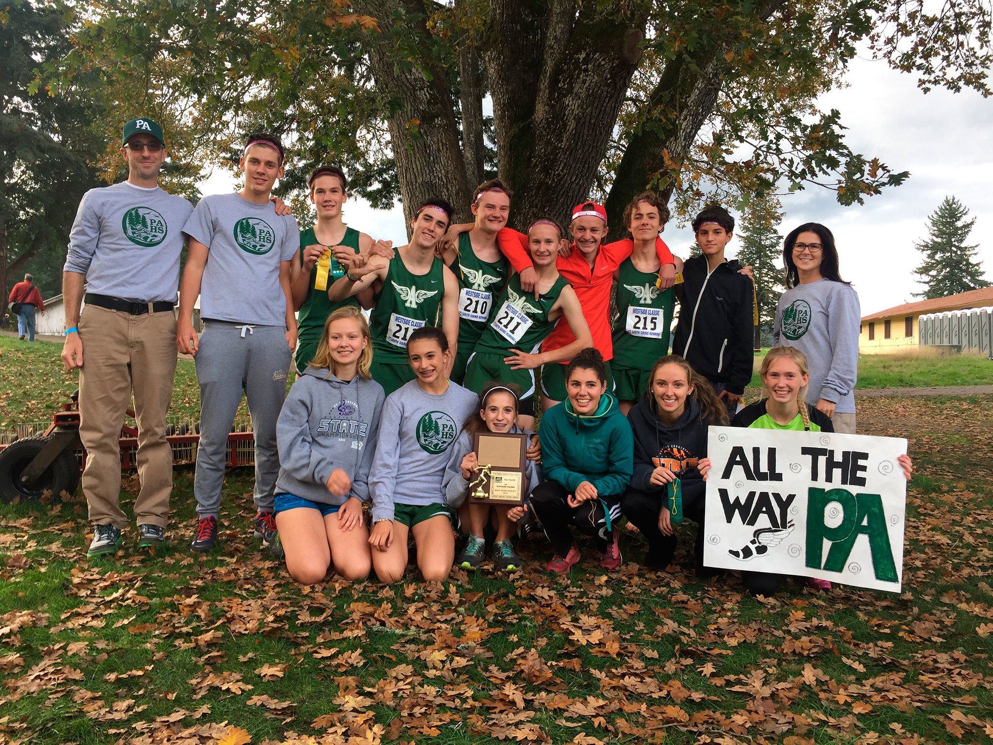 SPORTS SHOTS: The Port Angeles boys and girls cross-country squads qualify for state