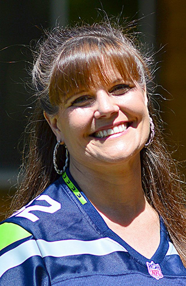 Revitalize Port Angeles spokeswoman Leslie Kidwell Robertson is big on spirit. (Diane Urbani de la Paz)
