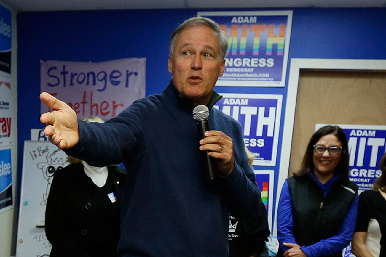 Election returns show Inslee, justices leading in state races