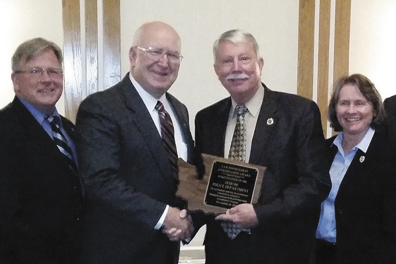 Sequim Police Department receives state accreditation