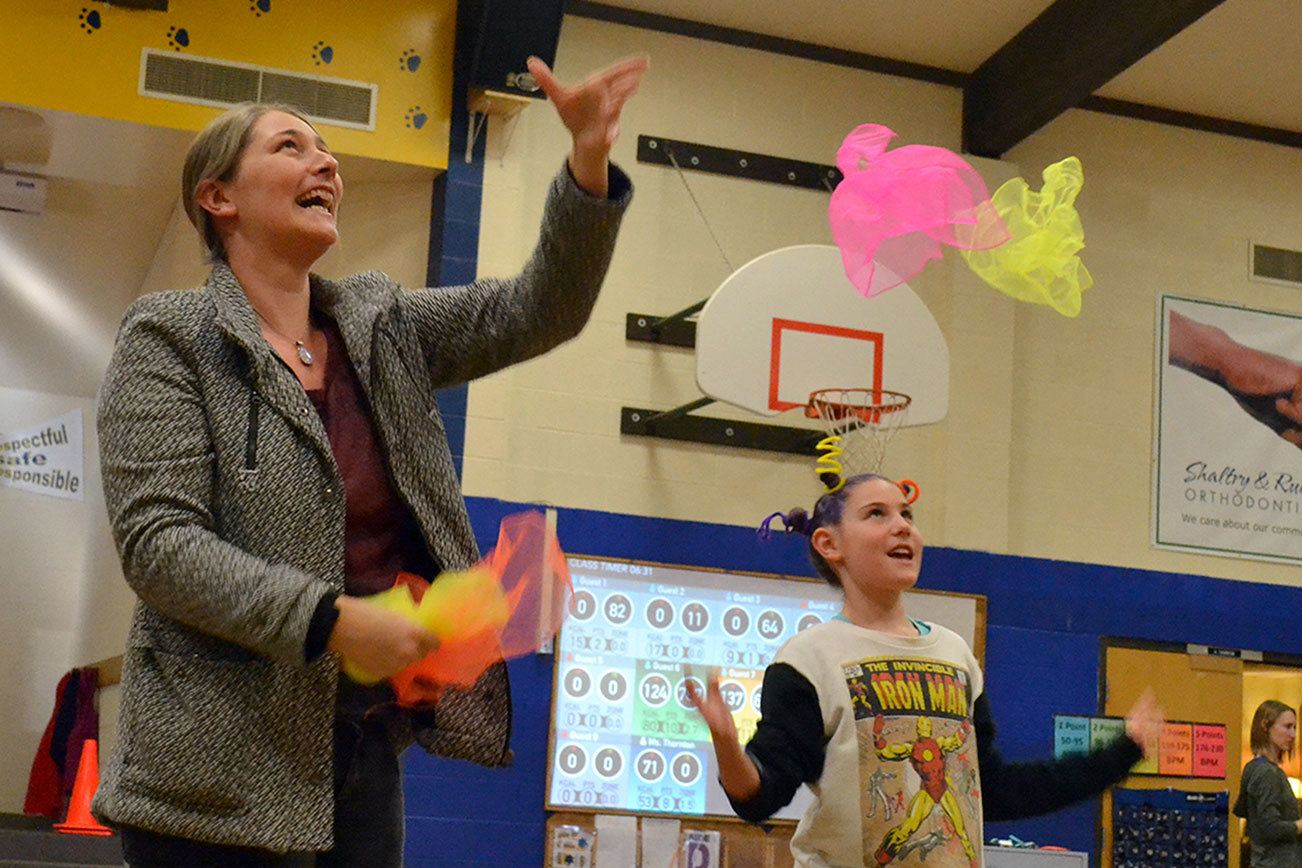 Helen Haller does the Turkey Trot