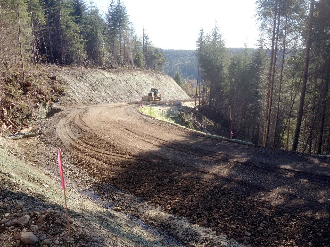 The new Undie Road bypass opened Dec. 1, allowing residents and tourists easier access to part of the Olympic Peninsula. (Monte Reinders/Jefferson County Public Works)