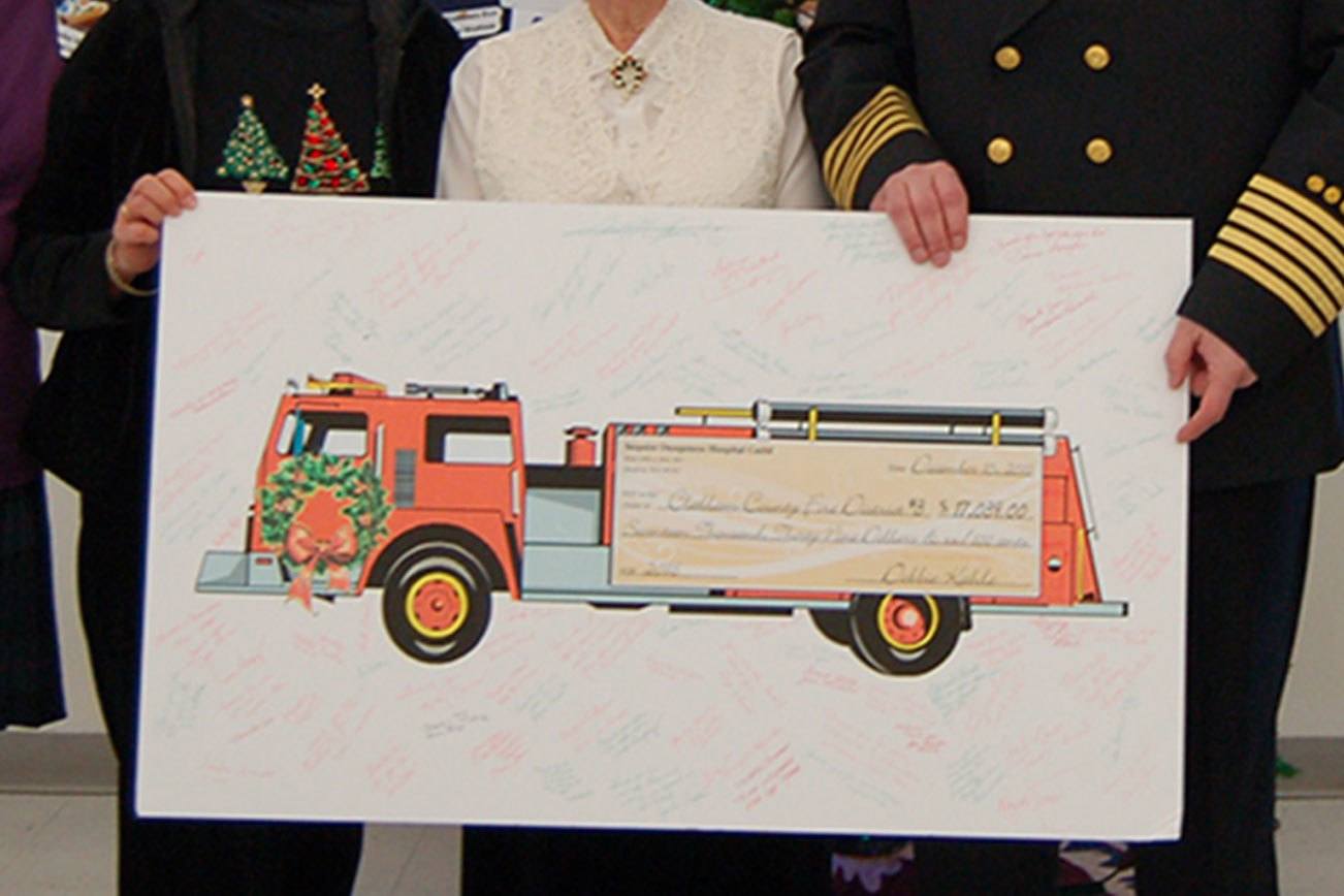 Sequim-Dungeness Hospital Guild grants Fire District 3 Christmas wish