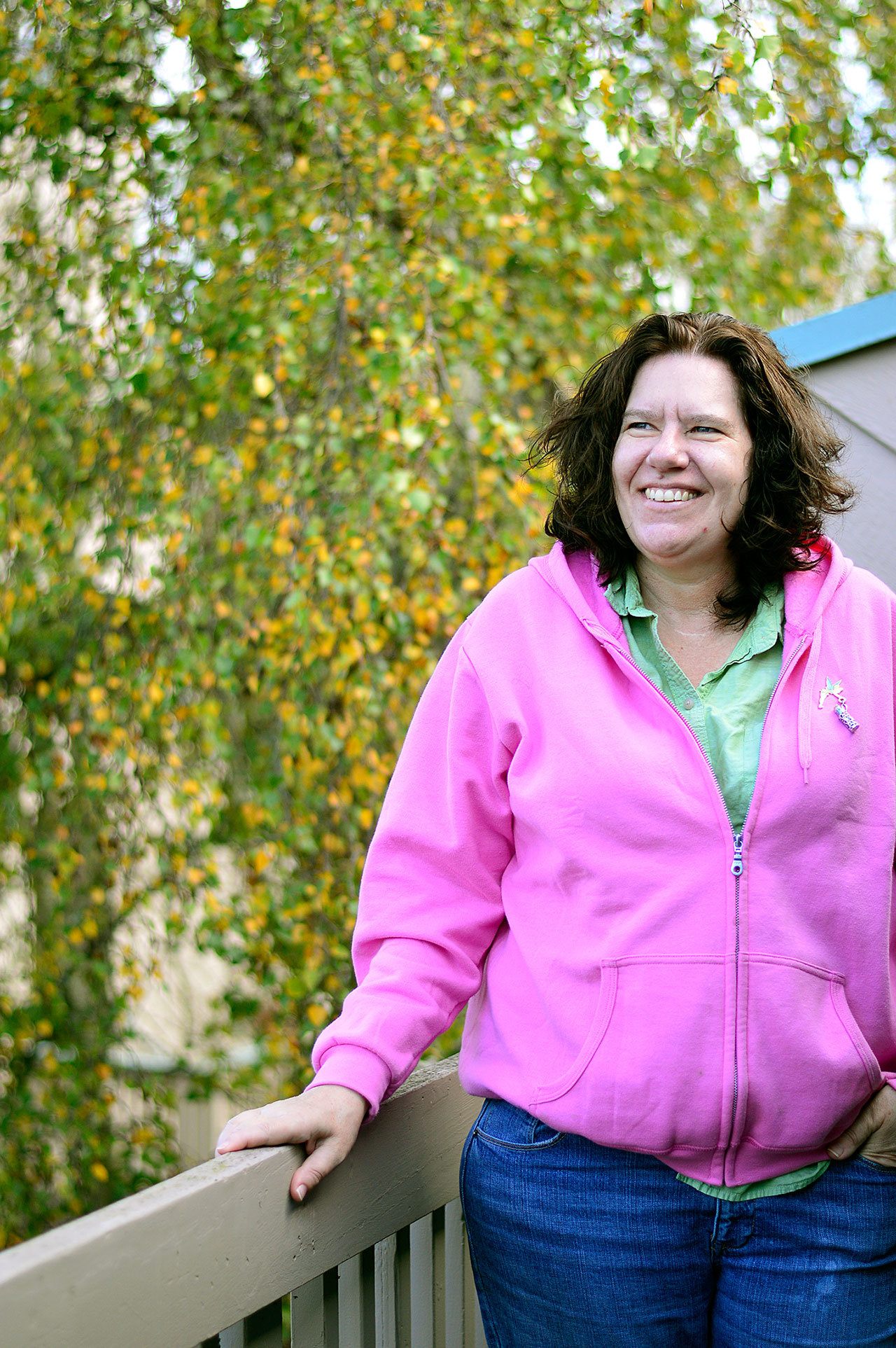 Atilla Mitrovich shares an apartment with her two sons in Port Townsend. (Diane Urbani de la Paz/for Peninsula Daily News)