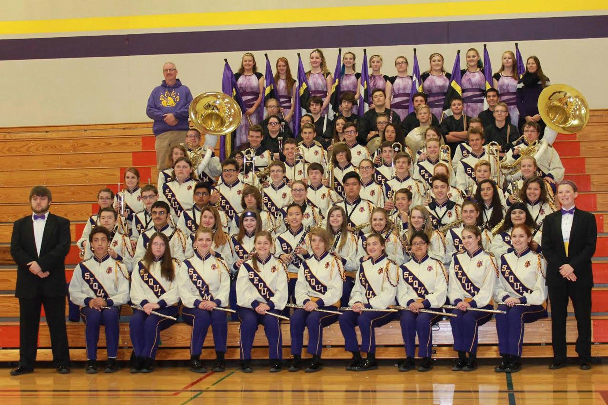 The Jazz Dinner Dance fundraises money for the Sequim High School band and color guard. (Janna Williams)