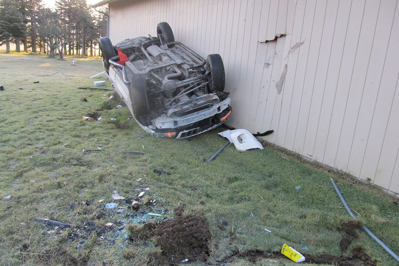 Woman injured in rollover wreck near Sequim