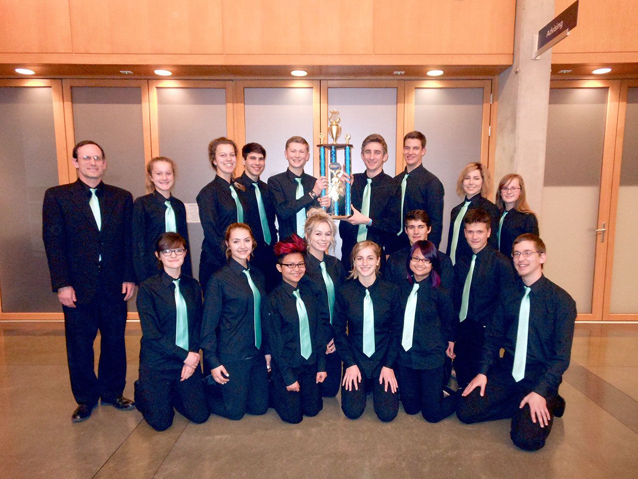 The Northwinds Homeschool Jazz Band won a first place at the Clark College Jazz Festival.