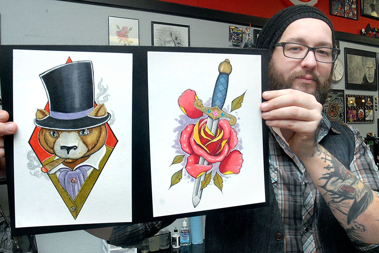 Tattoos, paintings, felt creations highlighted on Second Weekend Art Walk