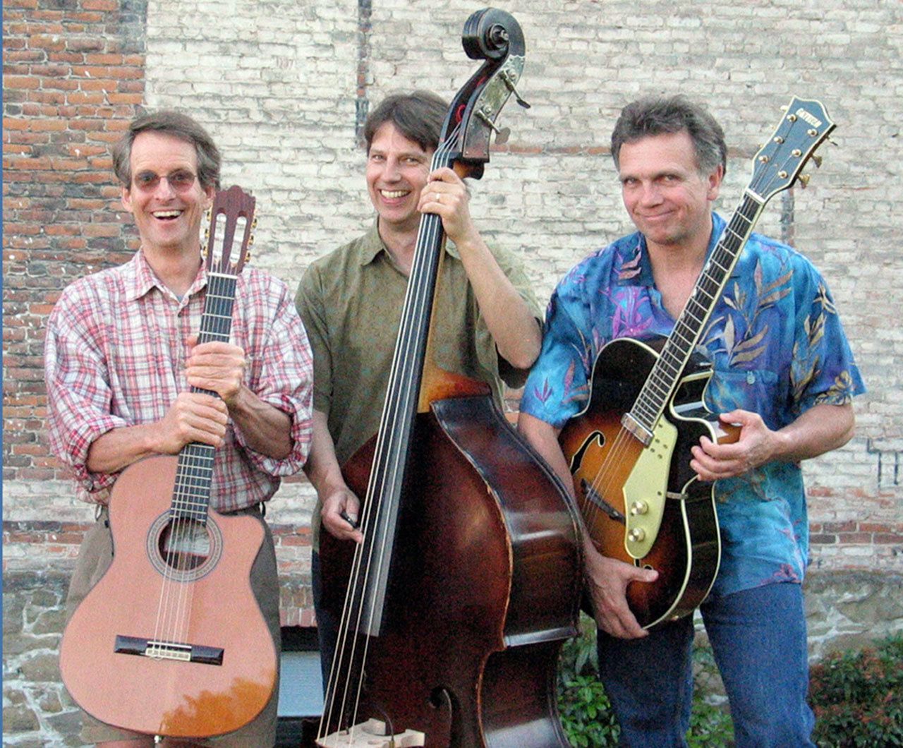 From left are Duck Pond Trio members Jim Oliver, Dirk Anderson and Tony Petrillo.