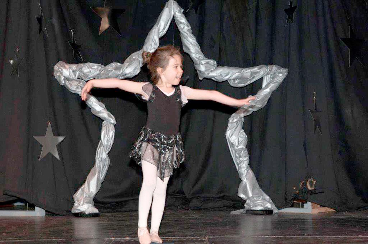 Elaine Grimm dances during the Port Townsend Kiwanis Club’s Stars of Tomorrow show last year. (Jill Buhler/Studio J)
