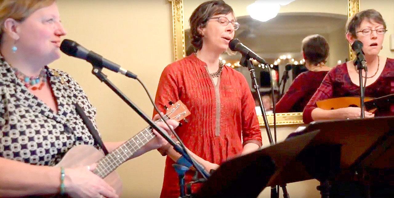 The Blue Janes will blend humor and sweetness at a ukulele performance Sunday in Coyle.