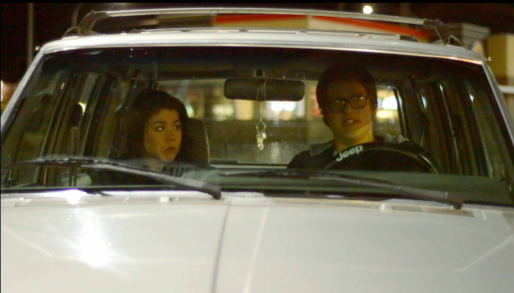 Emma Gallaher and Luke Silliman star in their short film “Welcome to Life,” which is one of nine films vying for scholarships at the Student Film Festival and Art Show on Friday in Sequim High School’s auditorium.