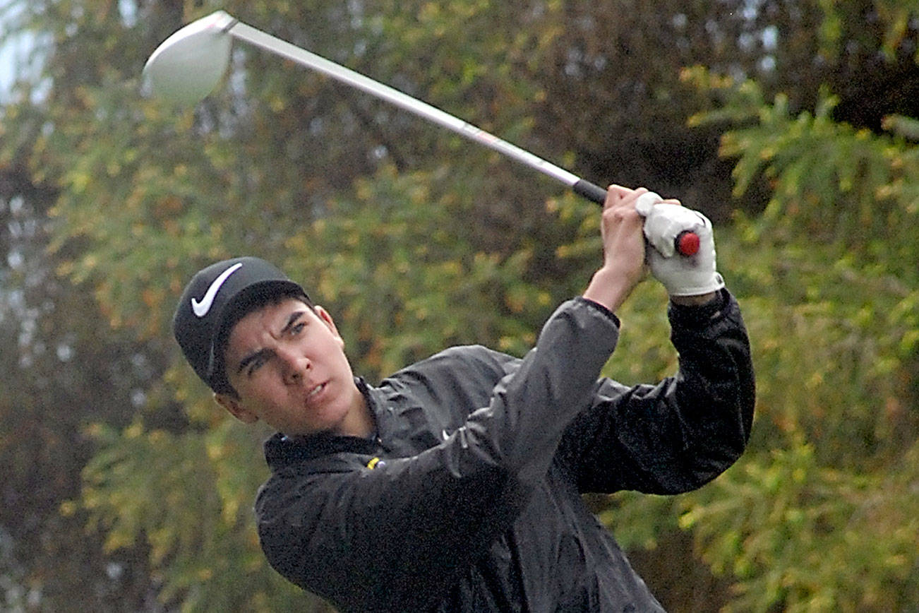 PREP GOLF: Sequim’s Wiker and McMenamin win Olympic League championships