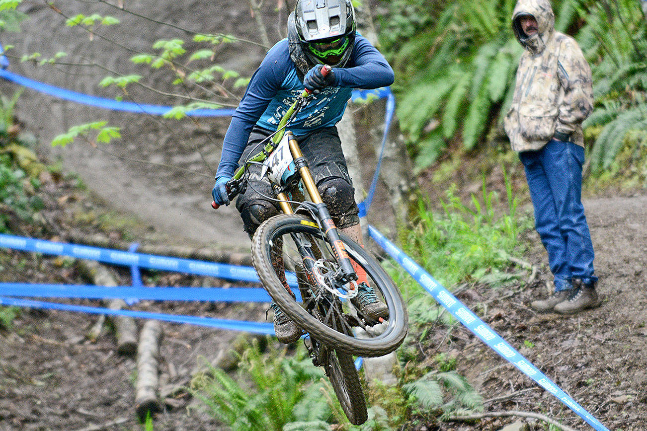 MOUNTAIN BIKING: It was a wet time at Dry Hill’s NW Cup