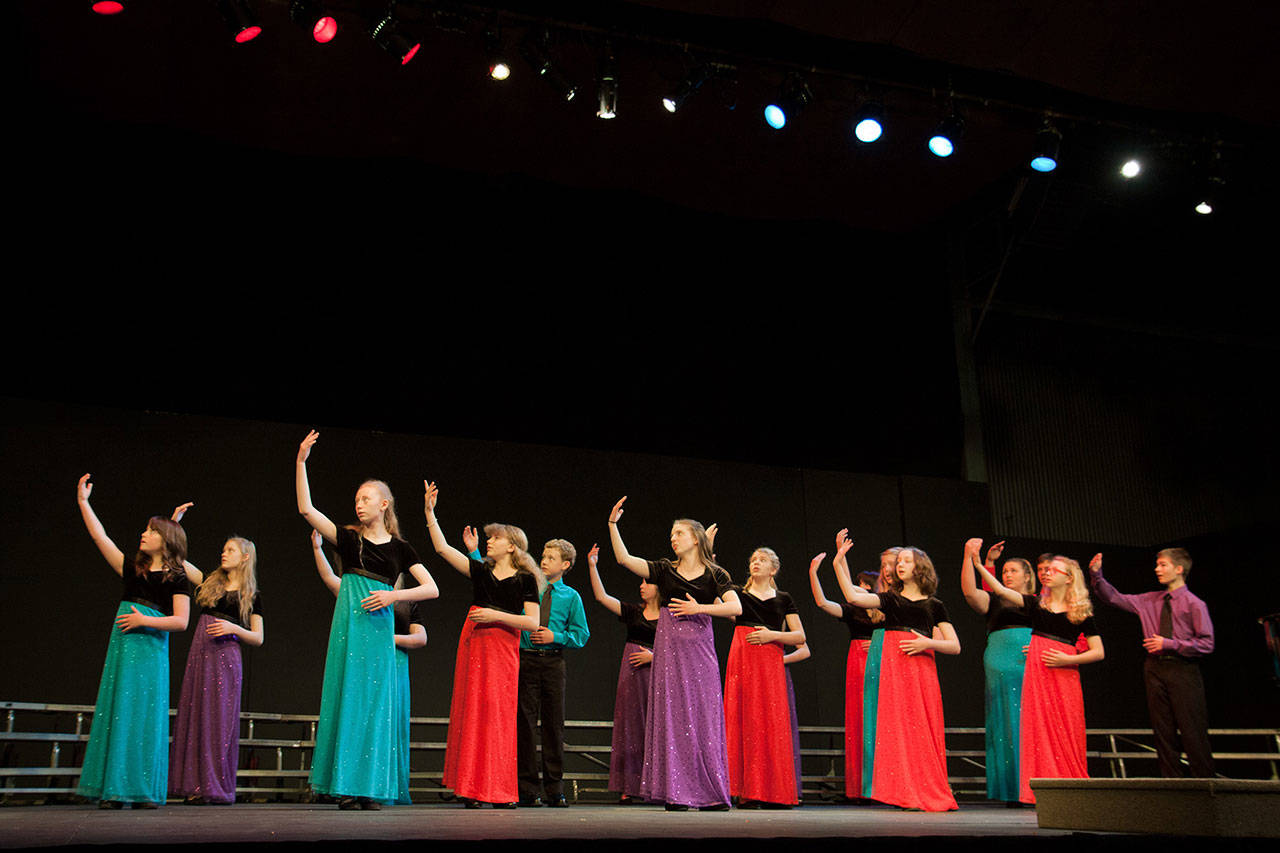 A group performs at the 2014 Fort Worden Festival.