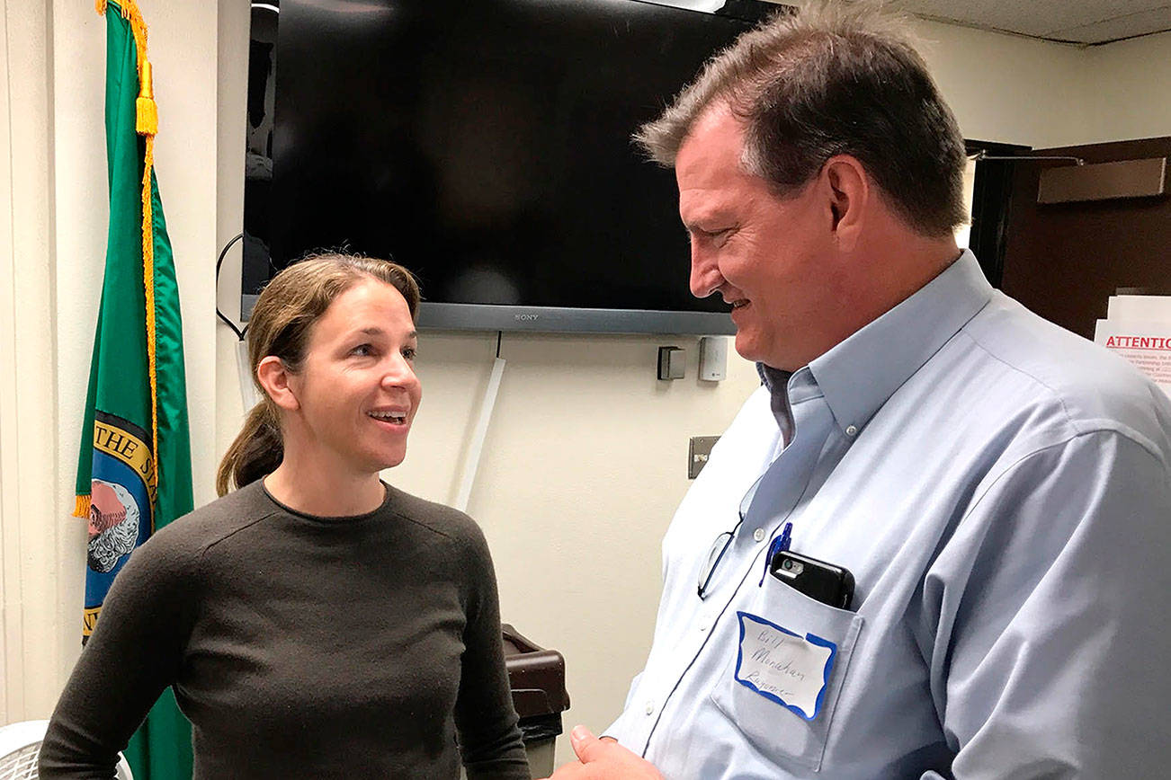 Lands commissioner fields barrage of questions during Port Angeles gathering