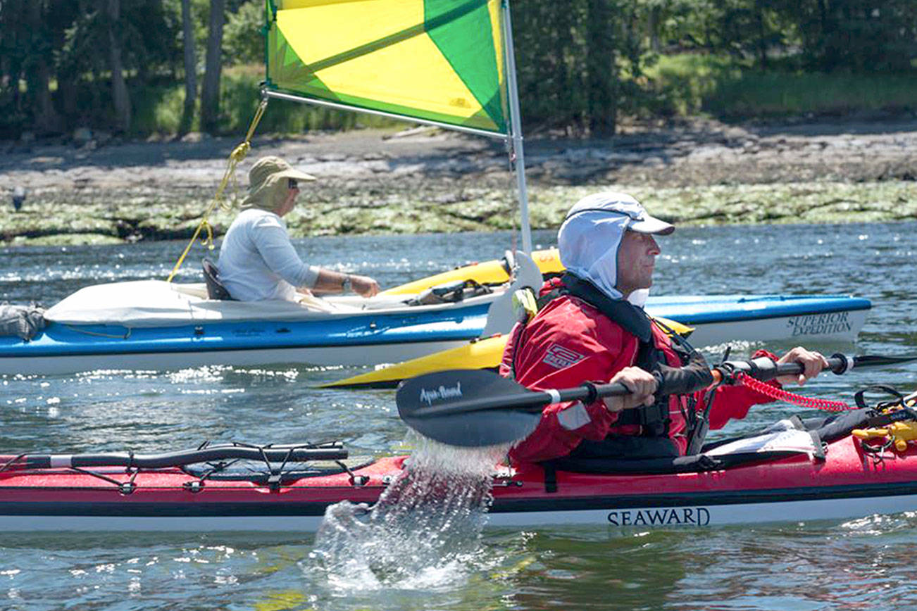 Boats trailing in to Race to Alaska finish line