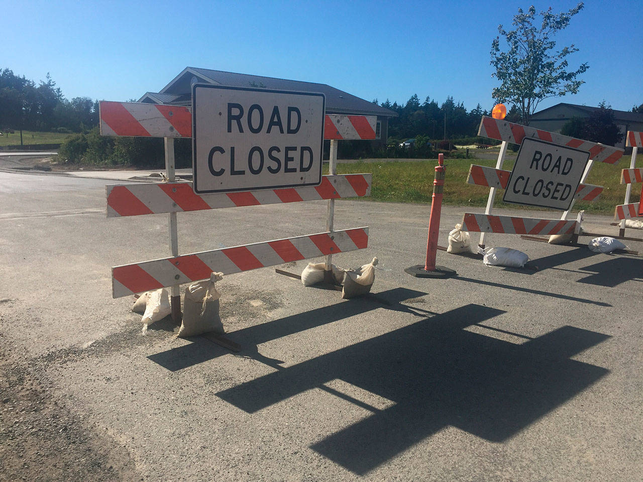 Howard Street, which is currently under construction, was the city of Port Townsend’s top transportation priority this year, but the project is expected to finish up within the year. (Cydney McFarland/Peninsula Daily News)