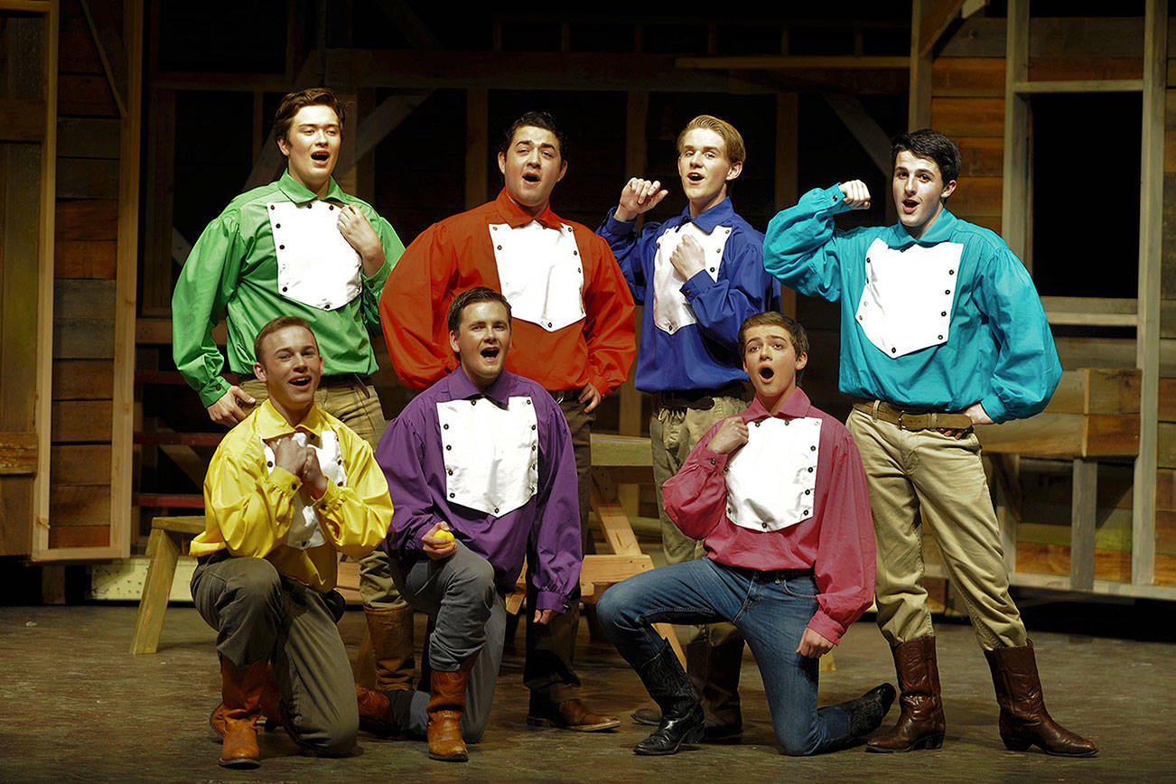 Sequim High operetta ‘Seven Brides for Seven Brothers’ bags theater award for scenic design
