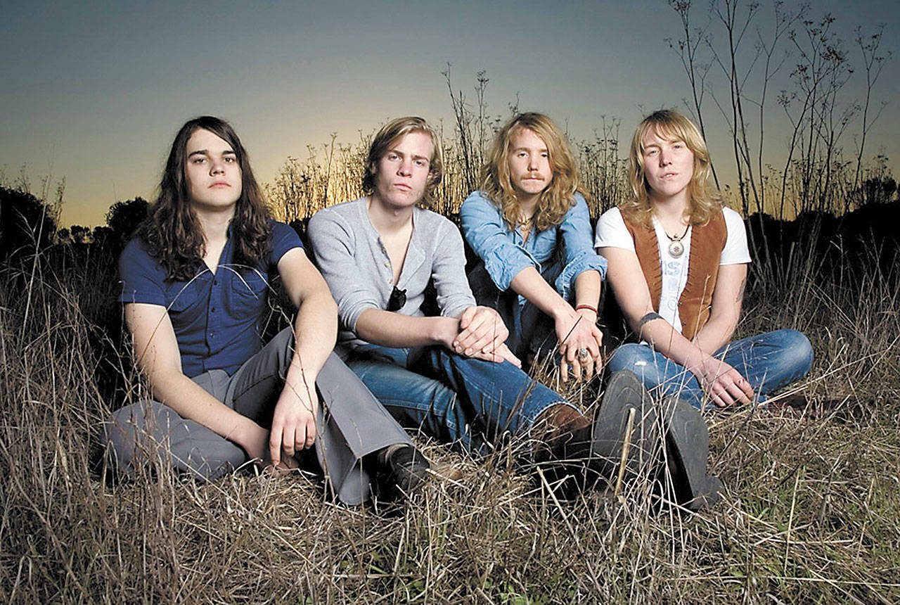 The Lonely H band — Ben Eyestone, far left, Mark Fredson, Eric Whitman and Johnny Whitman — is seen here in 2008.