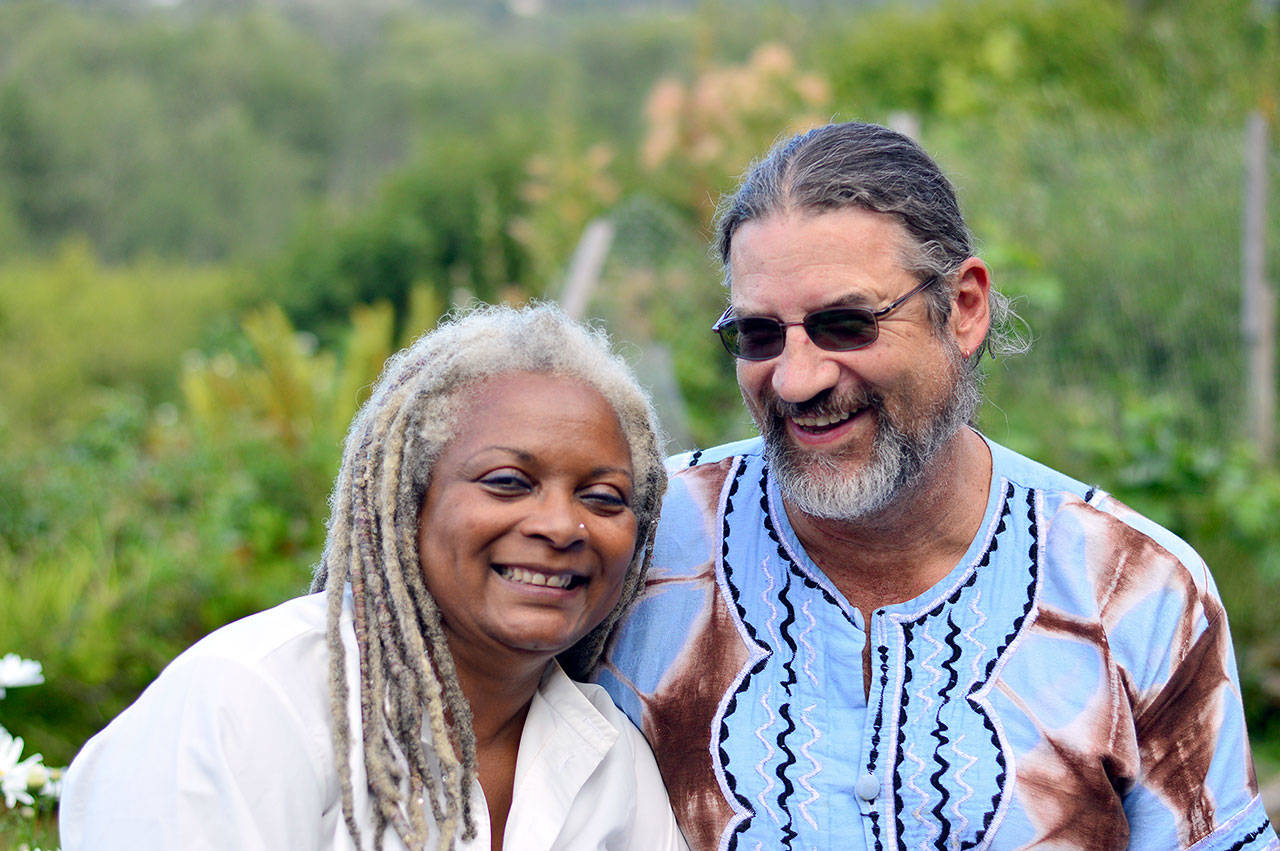 Phyllis Bernard-May and Dann May. (Diane Urbani de la Paz/for Peninsula Daily News)