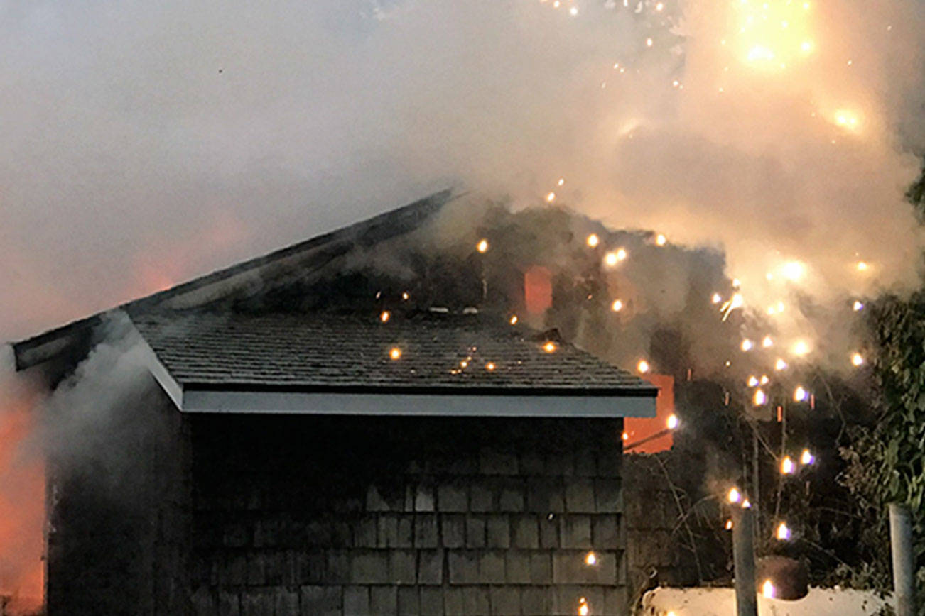 Port Townsend man unharmed in fire that destroyed home