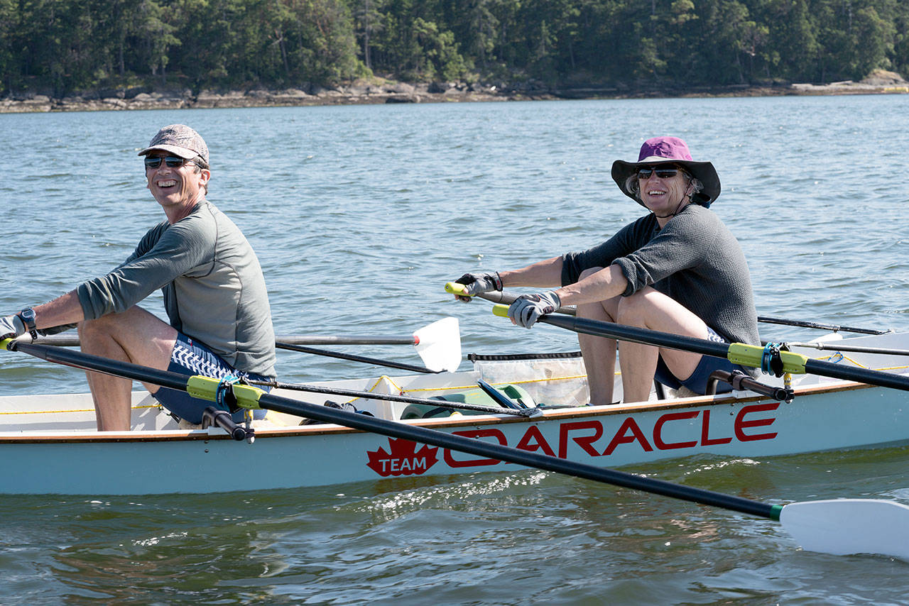 Team Oaracle’s Janice Mason and Ian Graeme of Victoria, B.C., were the final team to finish this year’s Race to Alaska. (Liv von Oelreich/R2AK)
