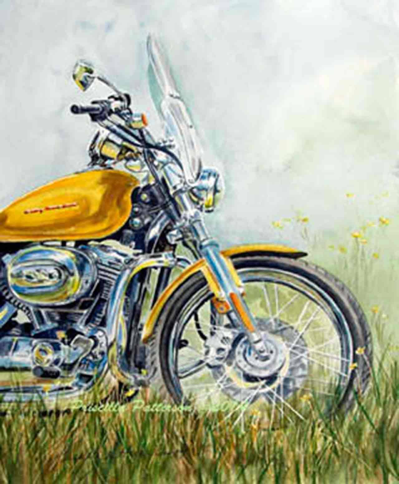 “Mellow Yellow” by Priscilla Patterson will be on view at the Sequim Museum & Arts Center.