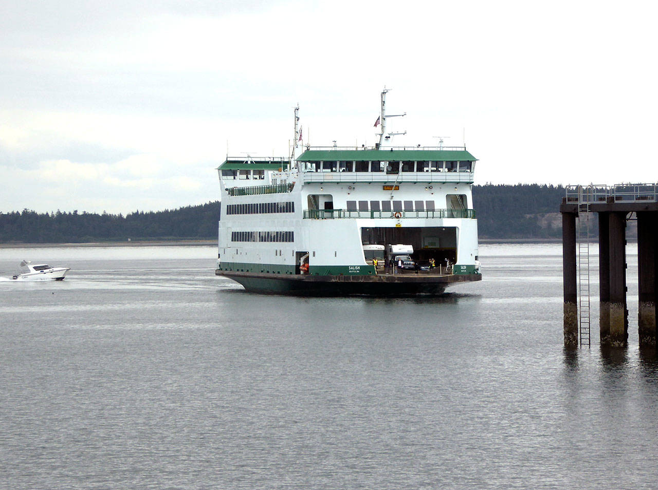 One-boat service returns; damaged MV Salish expected to be out until end of August
