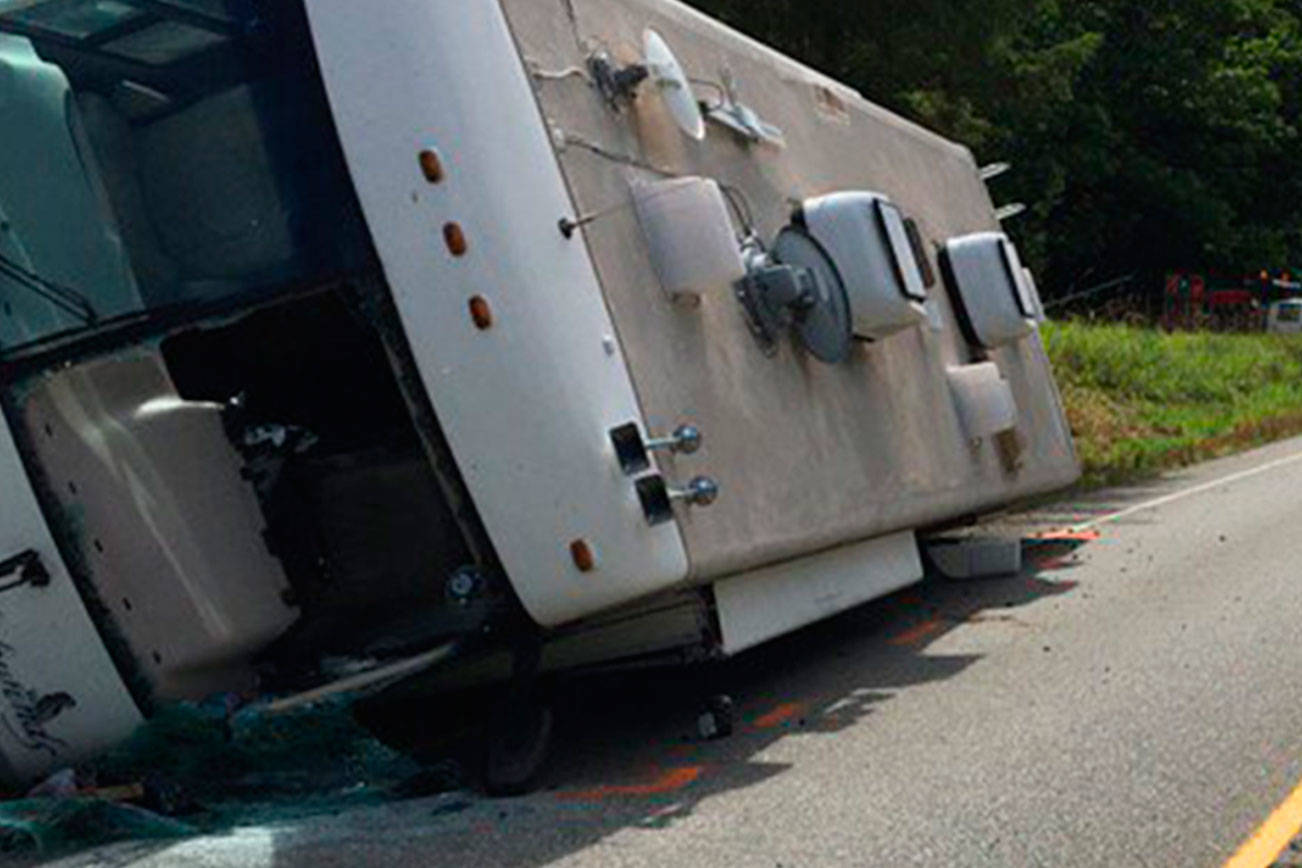 Woman airlifted to Seattle hospital after three-vehicle wreck near Quilcene