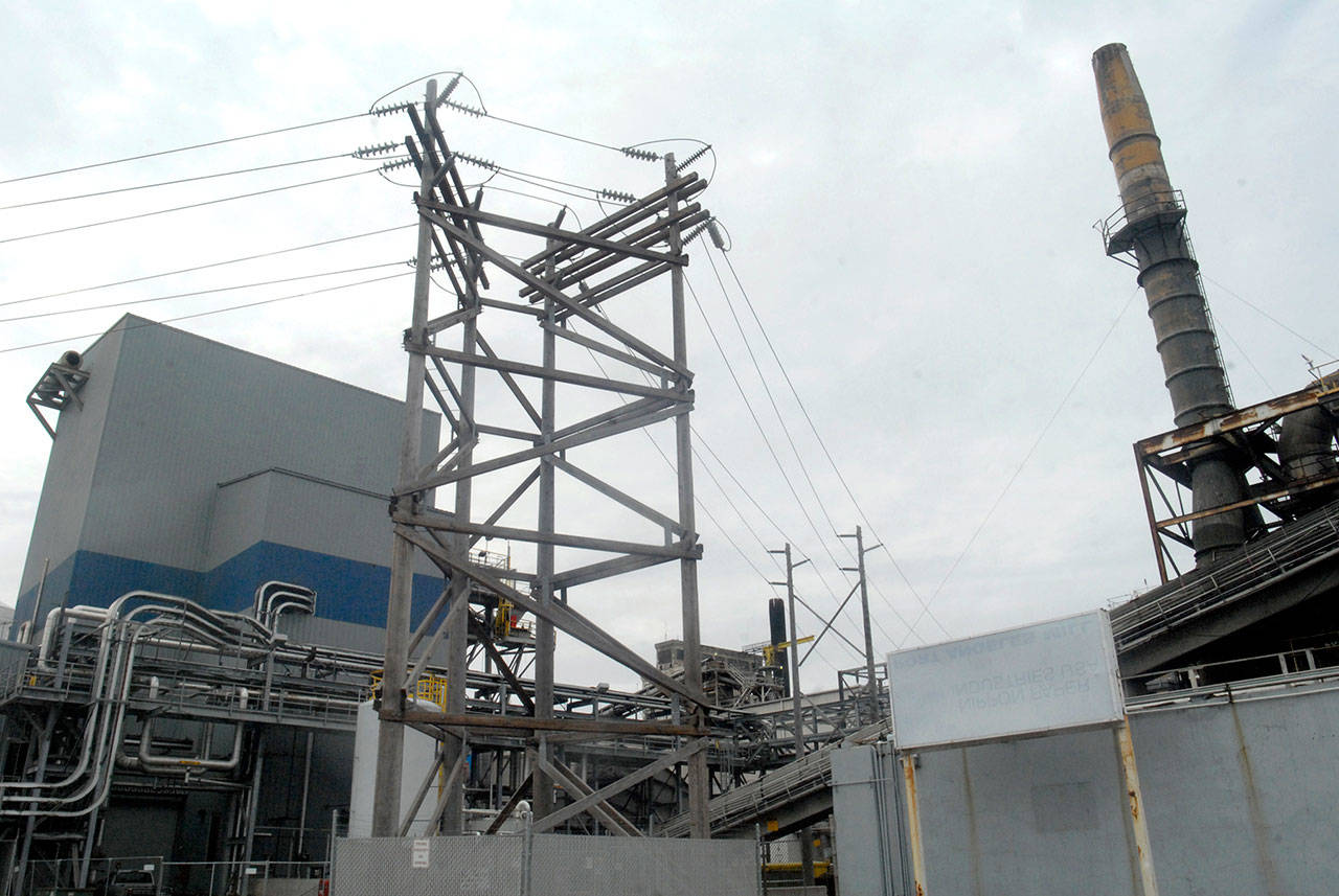 The owners of the McKinley Paper Co., mill have asked for reduced monitoring of treated wastewater until late 2018 while the facility undergoes retooling. (Keith Thorpe/Peninsula Daily News)