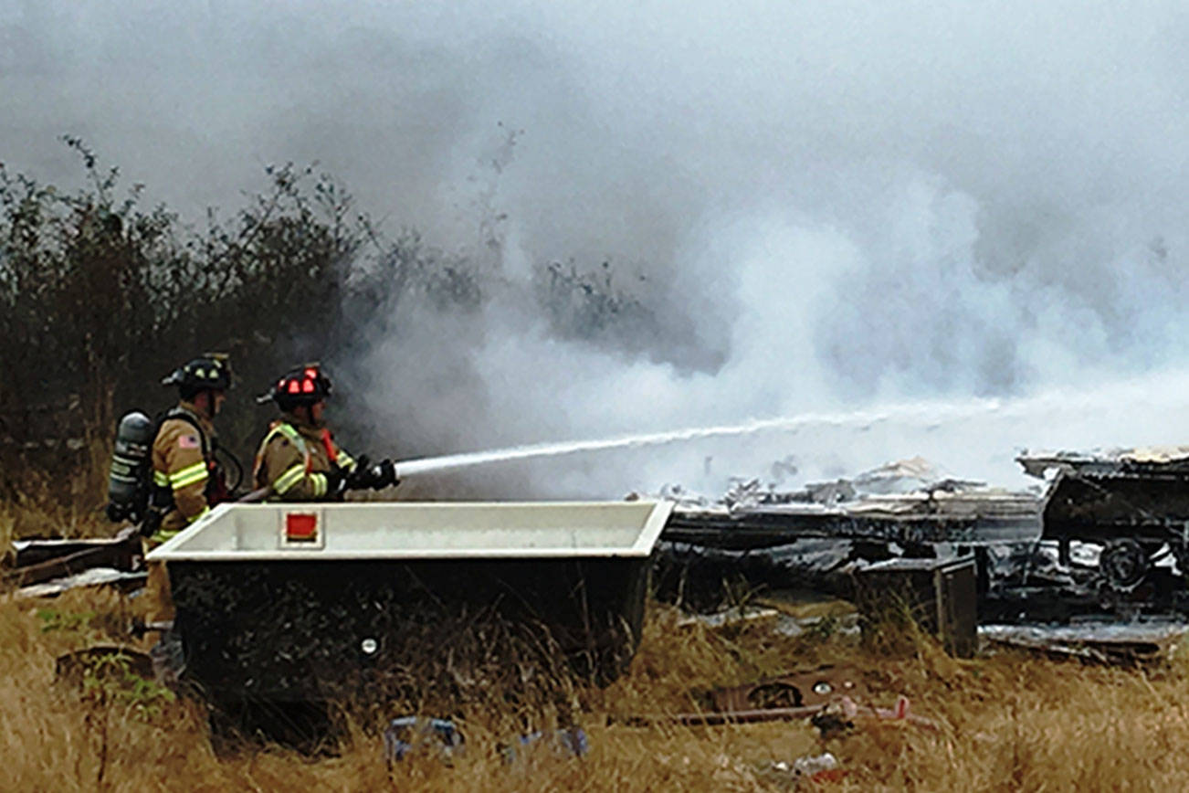 Attempt to force out hornets destroys RV in Chimacum