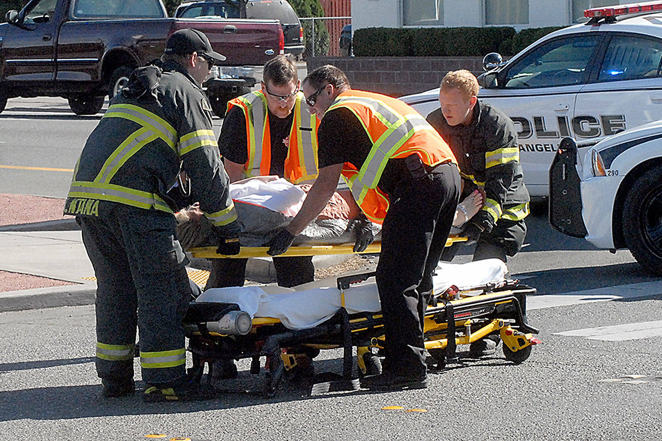 One sent to hospital after vehicle strikes pedestrian in Port Angeles