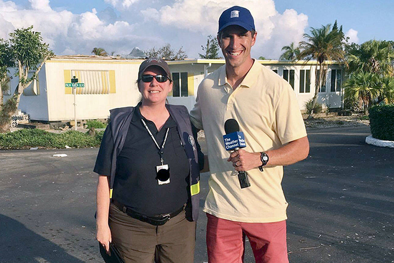 Port Angeles woman helps out in Florida