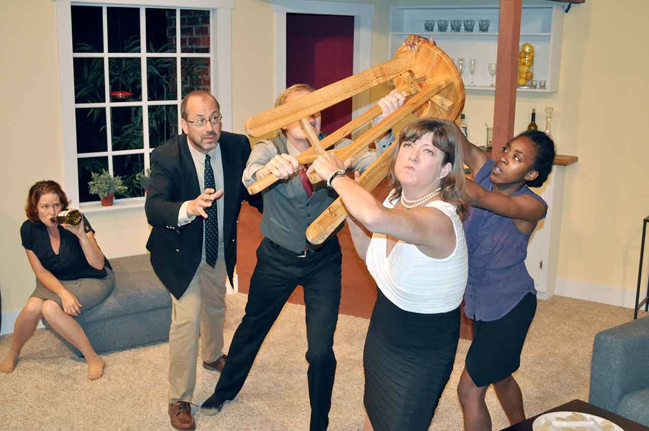 Key City Public Theatre’s “The Book Club Play” will run Thursdays through Saturdays at 7:30 p.m. with 2:30 p.m. performances Sundays through Oct. 21 at the theater’s playhouse, 419 Washington St. (Key City Public Theatre)