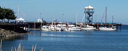 The viewing tower at the end of Port Angeles City Pier. (Port Angeles Regional Chamber of Commerce)