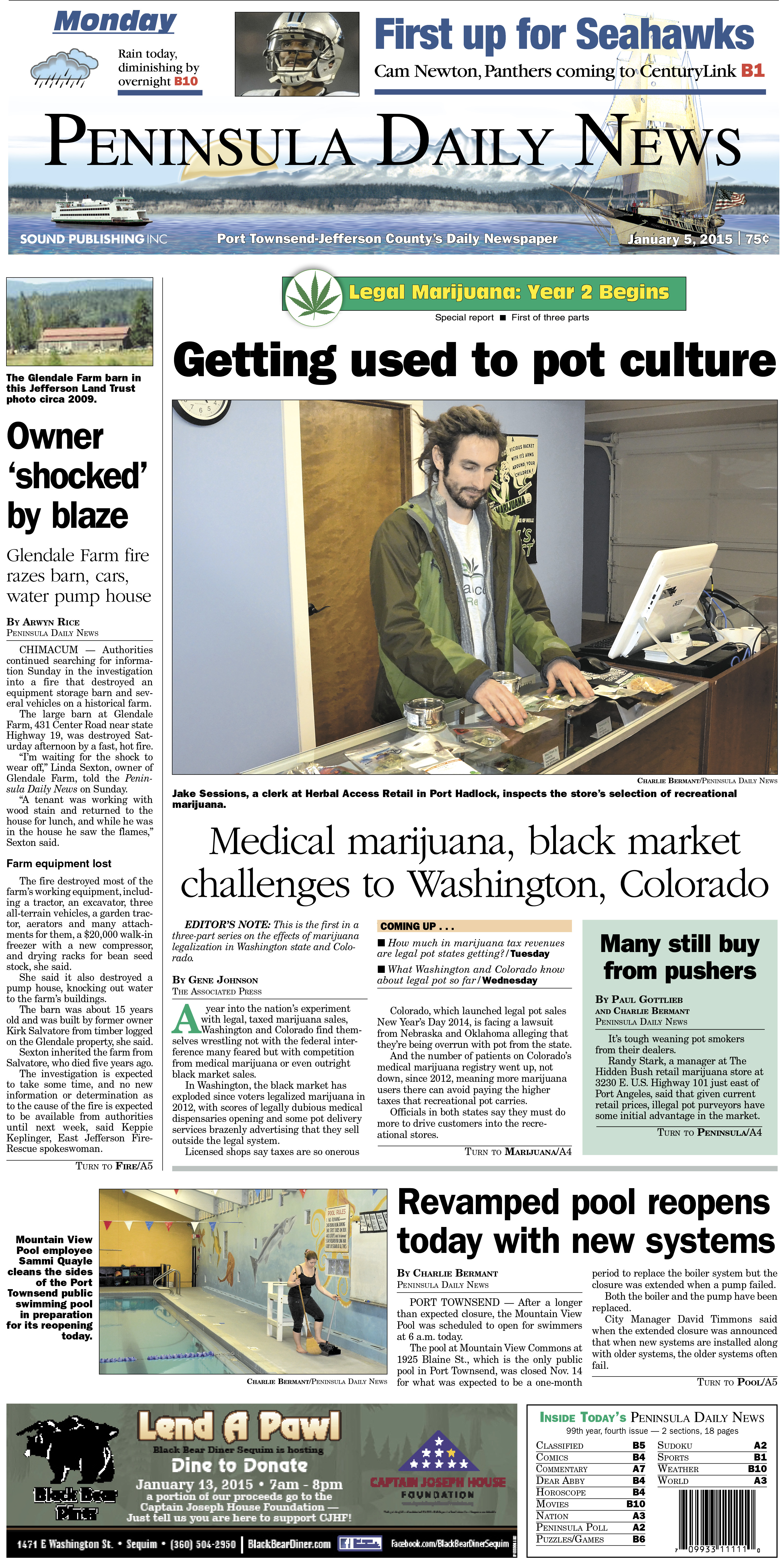 Here is today's front page for our Jefferson County readers — news tailored to your community. There's more inside that isn't online! ()