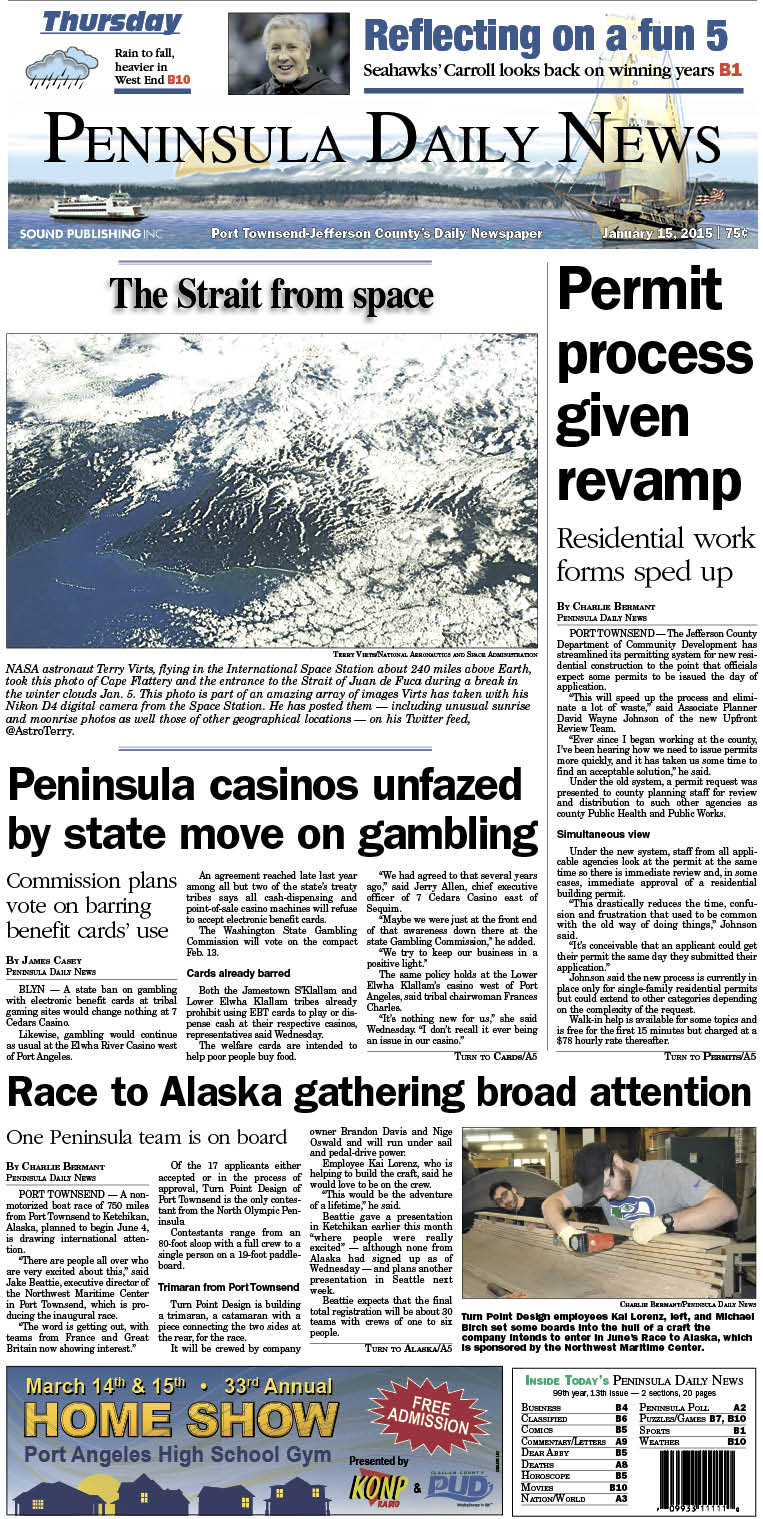 Here is today's front page for our  readers in Jefferson county — news tailored to your community. There's more inside that isn't online! ()