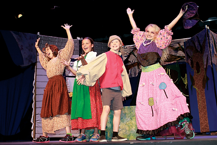 Performers from Hamilton's Hansel and Gretel in September 2014